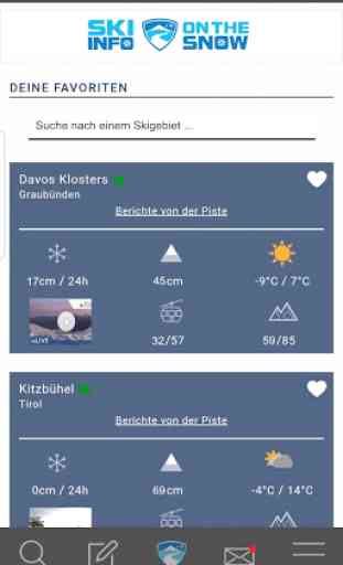 Skiinfo Ski & Schneehöhen App 1