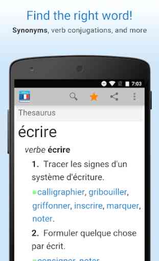 French Dictionary & Thesaurus 3