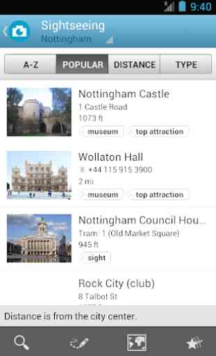 Nottingham Guide by Triposo 4