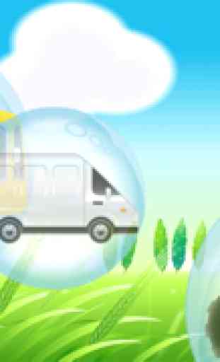 Autos, Lastwagen und bubbles 2