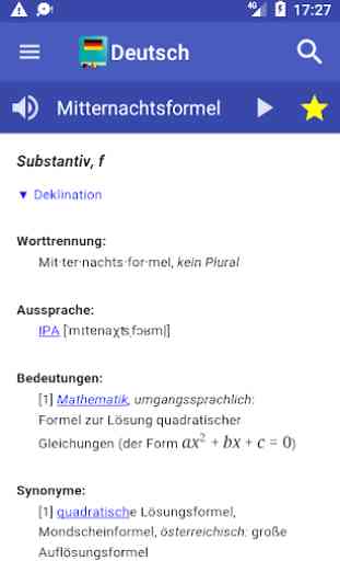 Deutsch Wörterbuch 1