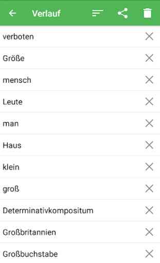 Deutsch Wörterbuch 3
