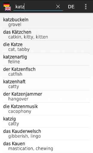 Englisch - Deutsch Wörterbuch 1