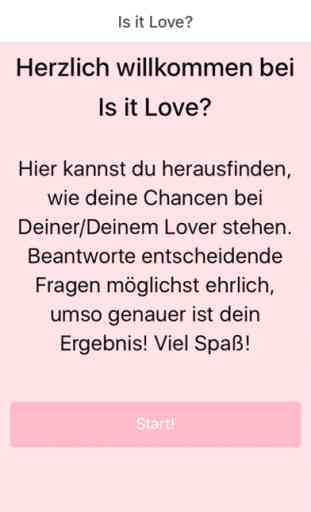 Is it love? - Liebt sie/er mich? 1