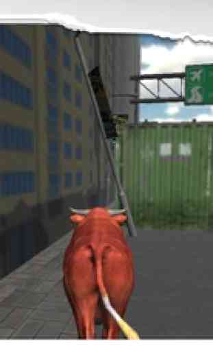 3D Bull Simulator - Angry Tier Simulator und Stadt Zerstörung Simulationsspiel 3