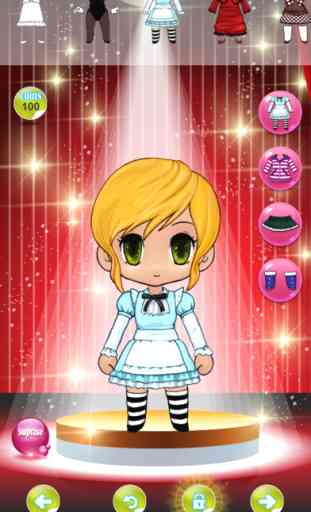 Chibi anime verkleiden mode sich designer kleid 2