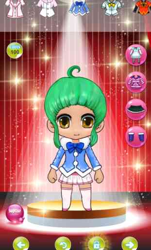 Chibi anime verkleiden mode sich designer kleid 3