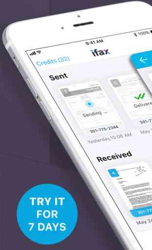 iFax fax app: Fax from iPhone 1