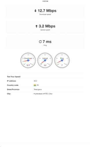 Internet Geschwindigkeit Test app - Download-Gesch 3