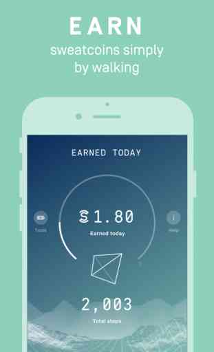 Sweatcoin: Schrittzähler & Gehen (Android/iOS) image 1