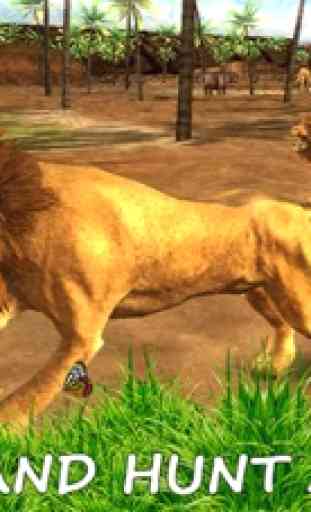 Wilder Löwen Simulator - Dschungel Tier Jäger 4
