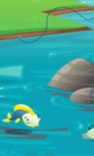 Aktiv! Spiel Für Kleinkinder Über das Angeln: Lernen Meer, Wasser, Fisch, Fischer und Angelrute 2