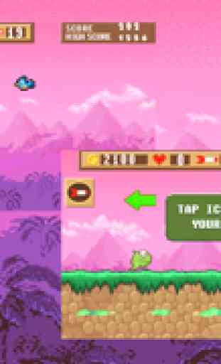 Eine Entspannte Frosch: Rakaten und Trampolin Springen Rennspiel Kostenlos (A Floppy Frog: Rocket & Trampoline Jump Race Game Free) 4