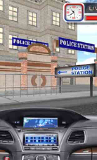 3D Polizei Auto Fahren Simulator Spiele 4