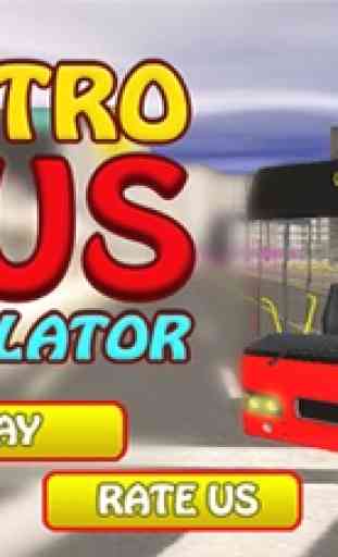 3D-U-Bahn-Bus-Simulator - public transport service & Truckerpark Simulator-Spiel 4