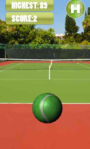 Einfache 3D-Tennis-Ball Flick-Spiel kostenlos 2