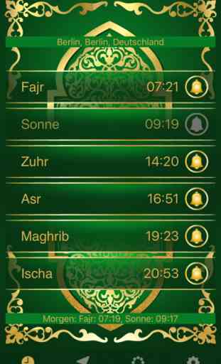 Gebetszeiten und Qibla Kompass 2
