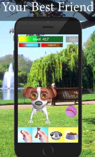 Hunde Haustier für Tamagotchi : Augmented Realität 3