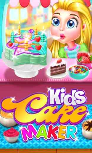 Kinder Kuchen Maker Food Kochen Spiele für Mädchen 1