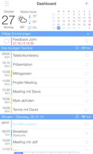 miCal - der iPhone Kalender 1