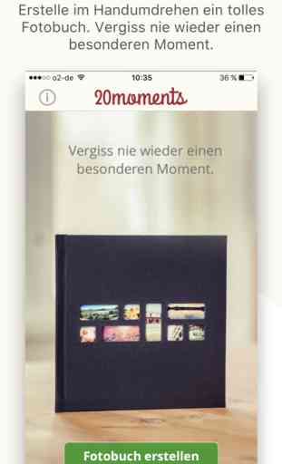 20Moments - Fotobuch App für iPhone & iPad 1