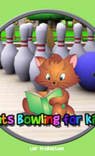 Katzen Bowling für Kinder - kostenlos spielen 1