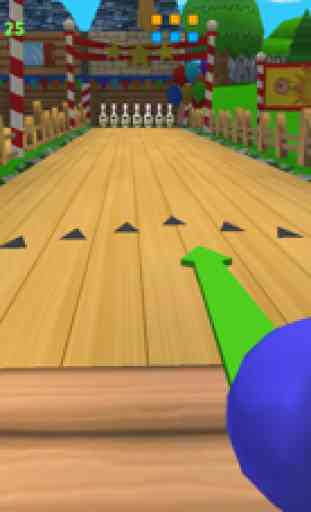 Katzen Bowling für Kinder - kostenlos spielen 2