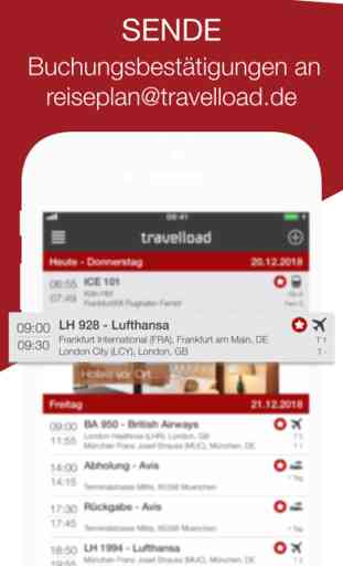 travelload digitaler Reiseplan 3