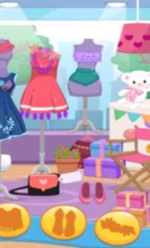 habillage des Princesses - jeux de filles shopping 2