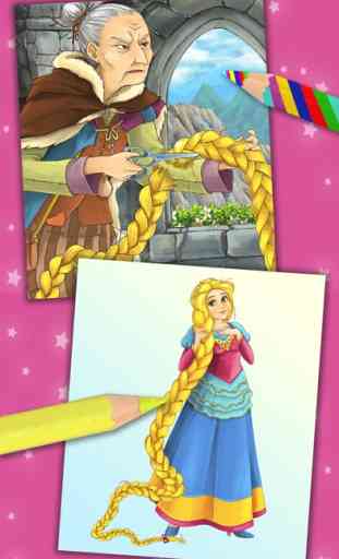 Rapunzel - Magic Princess Kinder Malvorlagen Spiel 4