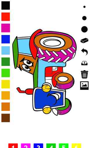Malbuch der Autos für Kinder: Rennwagen, Auto, Bus, Traktor, LKW, Rennauto und mehr mit diesem Spiel zeichnen, malen und ausmalen lernen. Gratis-Lernspiel für Jungen! 1