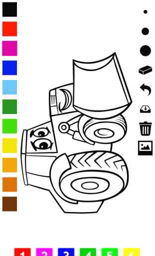 Malbuch der Autos für Kinder: Rennwagen, Auto, Bus, Traktor, LKW, Rennauto und mehr mit diesem Spiel zeichnen, malen und ausmalen lernen. Gratis-Lernspiel für Jungen! 2