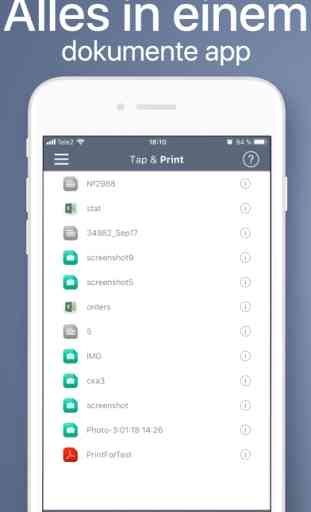 Tap & Print - Dokument App 4