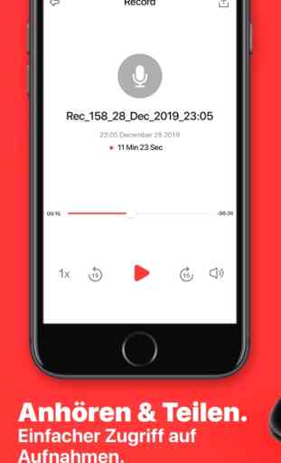 WeRec recorder - Aufnahme App 2