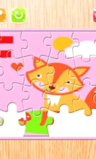 ABC Puzzle Puzzle Tiere Alphabet zum Kinder 3