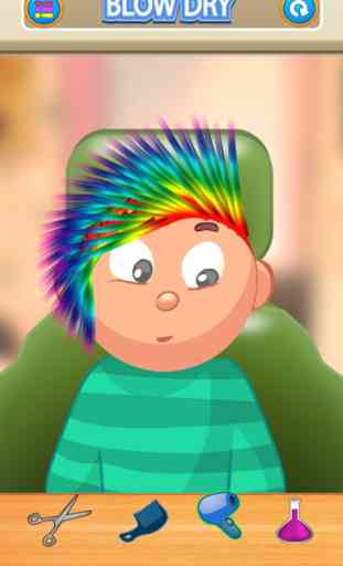 Kinderspiel / Haare schneiden 9 Arten Farben 2