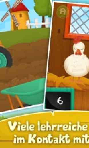 Dirty Farm: Tiere & Spiele für kinder ab 2-3+ 4