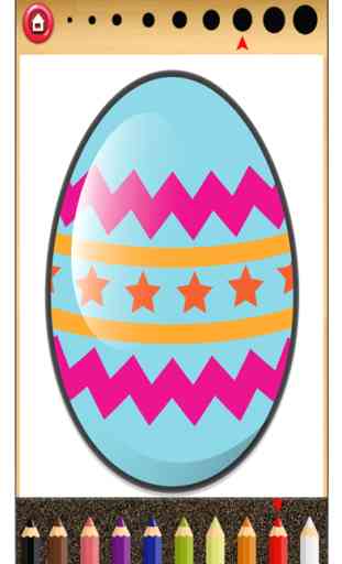 Easter Eggs Kids Coloring Book 3