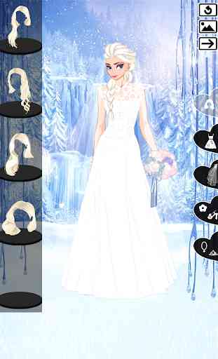 Eisige Hochzeit - dress up gefrorene Braut 2