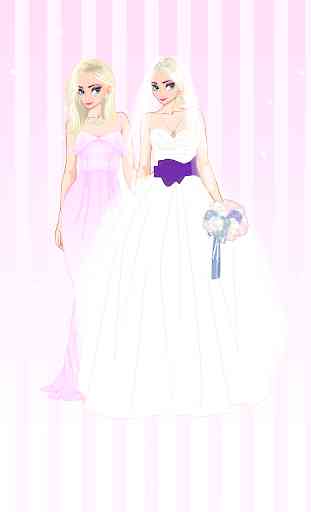 Eisige Hochzeit - dress up gefrorene Braut 3
