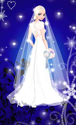 Eisige Hochzeit - dress up gefrorene Braut 4
