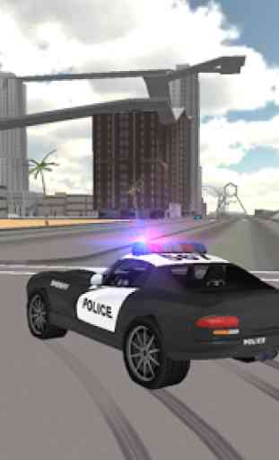 Polizeiauto Auto Fahren 1