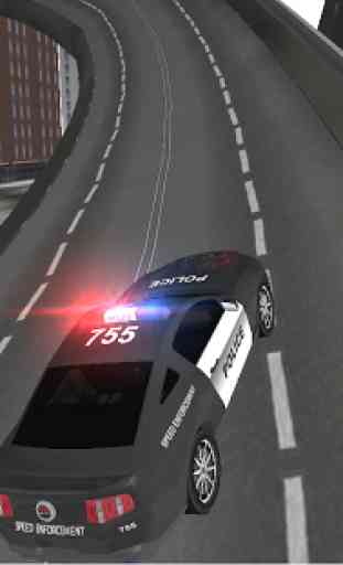 Polizeiauto Auto Fahren 3