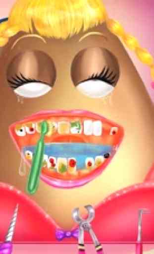 Pou Girl Dentist Spiele für Mädchen - Arzt Spiel 3