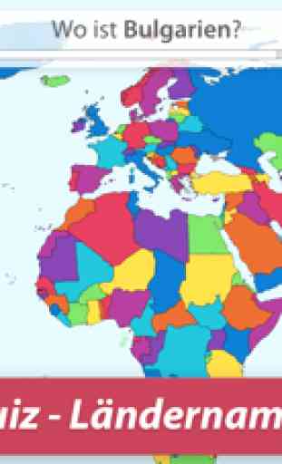 StudyGe－Weltkarte Geographie 1