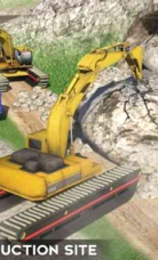 Amphibisch Bagger Kran & Dump LKW Simulator 3D 2