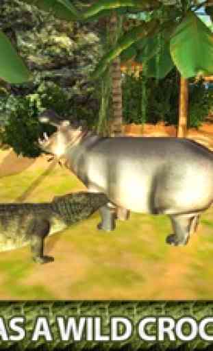 böses Krokodil 3D-Simulator - wilder Alligator 3