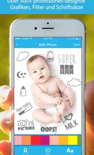 Baby Studio Pro - Pregnancy, Baby Milestones Pics 4