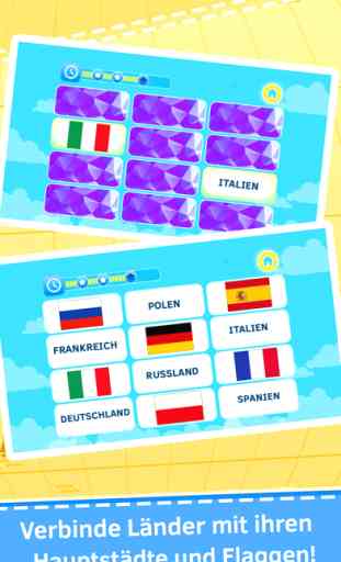 Welt Geographie Quiz. Länder, Hauptstädte, Flaggen 1
