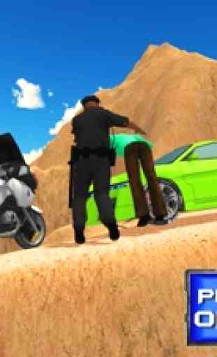 Hügel Polizei Fahrrad fahren & Motorrad fahren Sim 3